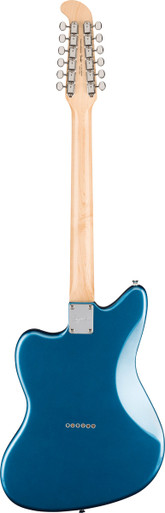 Squier Paranormal Jazzmaster XII 12-String Electric Guitar in Lake Placid Blue - Image 6