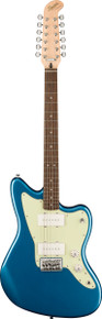 Squier Paranormal Jazzmaster XII 12-String Electric Guitar in Lake Placid Blue - Image 3