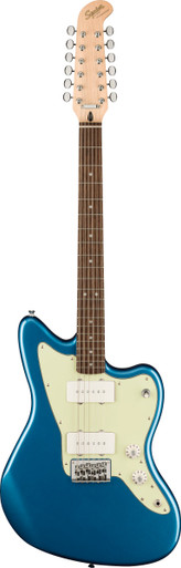 Squier Paranormal Jazzmaster XII 12-String Electric Guitar in Lake Placid Blue - Image 2