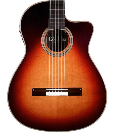 Cordoba Fusion Orchestra CE Classical Electro Acoustic in Teardrop Burst