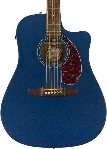 Fender Redondo Player Electro Acoustic Guitar in Lake Placid Blue - Image 1