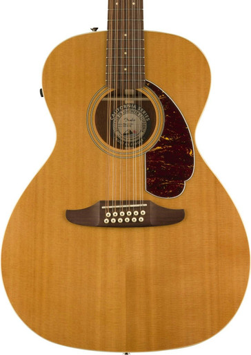 Fender Villager 12-String Electro Acoustic Guitar in Aged Natural