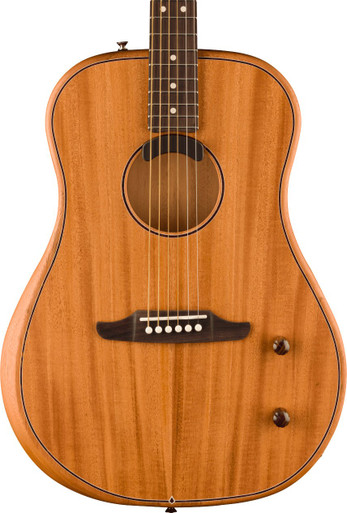 Fender Highway Series Dreadnought Electro Acoustic Guitar in All-Mahogany - Image 1