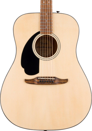 Fender California Left Handed Standard Redondo Dreadnought Acoustic Guitar in Natural