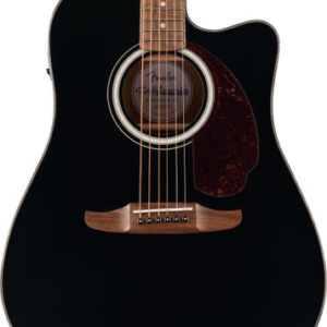 Fender California Deluxe Redondo Electro Acoustic Guitar in Black