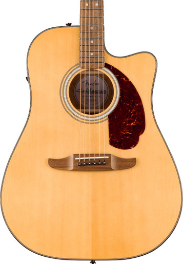 Fender California Deluxe Redondo Electro Acoustic Guitar in Natural