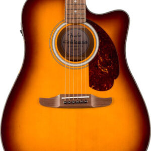 Fender California Deluxe Redondo Electro Acoustic Guitar in Honey Sunburst