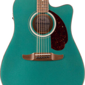 Fender California Deluxe Redondo Electro Acoustic Guitar in Sherwood Green