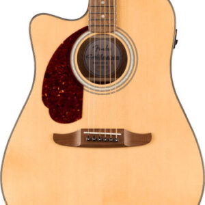 Fender Left Handed California Deluxe Redondo Electro Acoustic Guitar in Natural