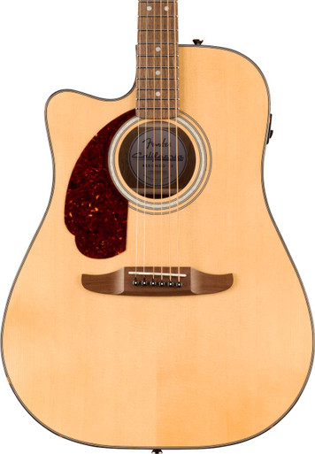 Fender Left Handed California Deluxe Redondo Electro Acoustic Guitar in Natural