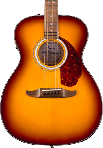 Fender California Deluxe Monterey Electro Acoustic Guitar in Honey Sunburst