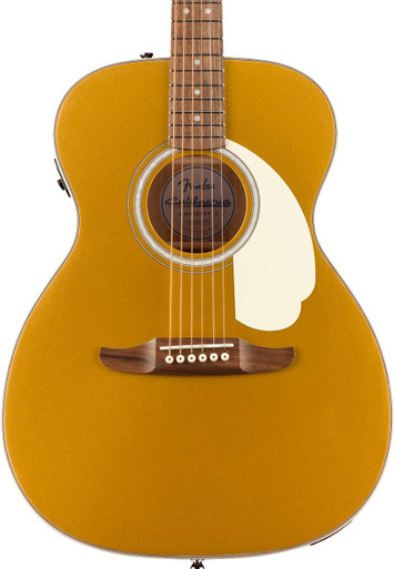 Fender California Deluxe Monterey Electro Acoustic Guitar in Aztec Gold