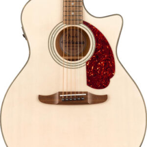 Fender California Deluxe Newporter Electro Acoustic Guitar in White Blonde