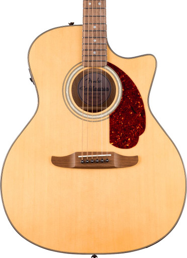 Fender California Deluxe Newporter Electro Acoustic Guitar in Natural