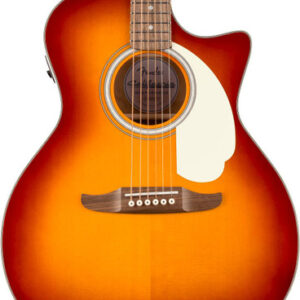 Fender California Deluxe Newporter Electro Acoustic Guitar in Sienna Sunburst