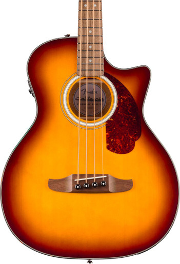 Fender California Deluxe Kingman Electro Acoustic Bass Guitar in Honey Sunburst