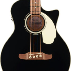 Fender California Deluxe Kingman Electro Acoustic Bass Guitar in Black