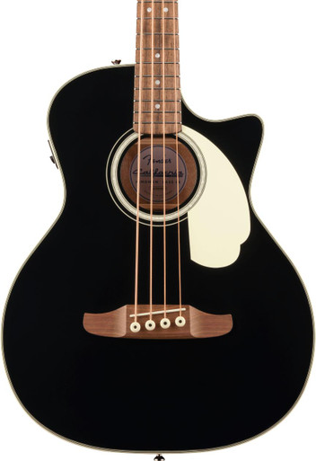 Fender California Deluxe Kingman Electro Acoustic Bass Guitar in Black