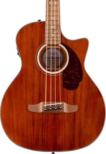 Fender California Deluxe Kingman Electro Acoustic Bass Guitar Mahogany