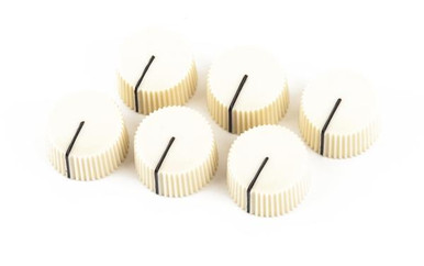 Fender Pure Vintage Radio Amplifier Knobs x6 In Cream
