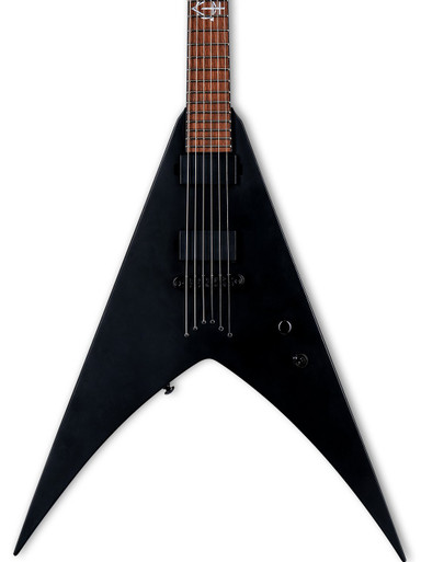 ESP LTD HEX-200 Nergal Signature Electric Guitar in Black Satin - Image 1
