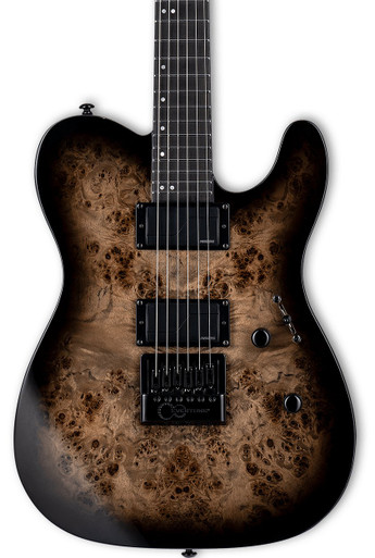 ESP LTD TE-1000 EverTune Electric Guitar in Charcoal Burst - Image 1