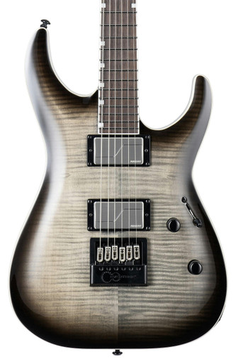 ESP LTD MH-1000 Evertune FM Electric Guitar in Charcoal Burst - Image 1