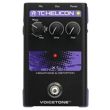 TC Helicon VoiceTone X1 Megaphone & Distortion Vocal Pedal