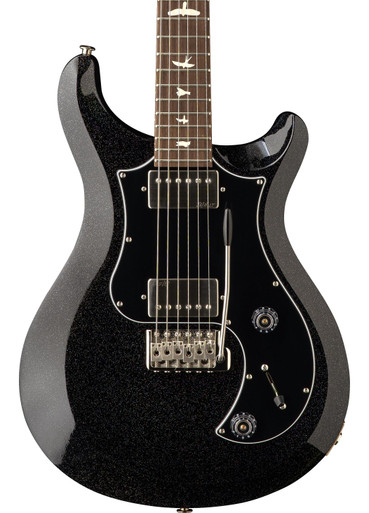 PRS S2 Standard 22 Electric Guitar in Black Rainbow Holoflake