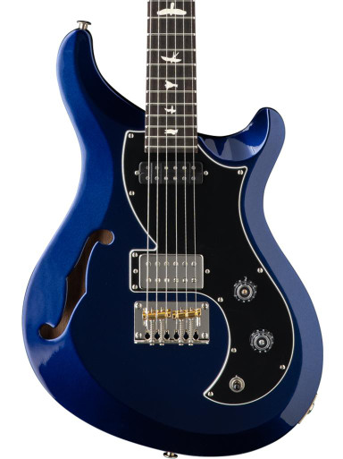 PRS S2 Vela Semi-Hollow Electric Guitar in Metallic Midnight