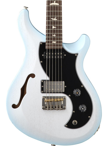 PRS S2 Vela Semi-Hollow Satin Electric Guitar in Cloud Burst