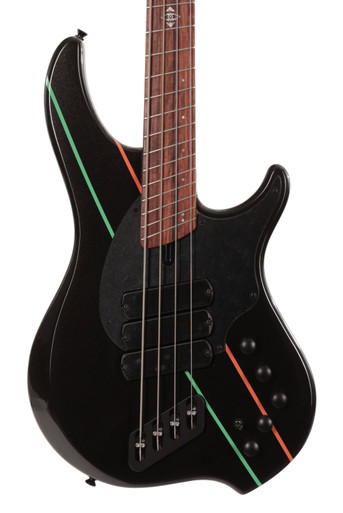 Dingwall John Taylor Signature 4-String Bass Guitar with Rupert Neve Preamp in Metallic Black
