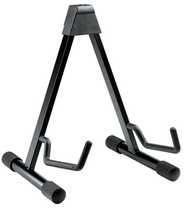 K&M 17541 Folding Acoustic Guitar Stand in Black