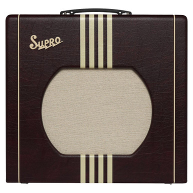 Supro Delta King 12 15W 1x12" Valve Combo Amp in Burgundy & Cream