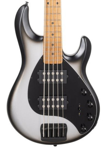 Music Man StingRay Special 5 HH Bass Guitar in Black Rock - Image 1