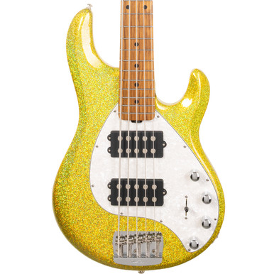 Music Man StingRay Special 5 HH Bass Guitar in Yellow Brick Road