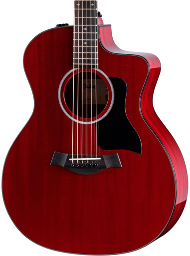 Taylor 224ce Special Edition Electro Acoustic in Trans Red