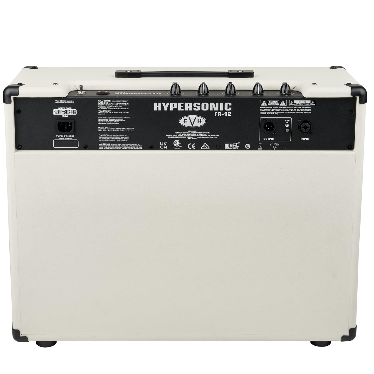 EVH 5150III Hypersonic FRFR 12 Guitar Amp Cabinet In Ivory