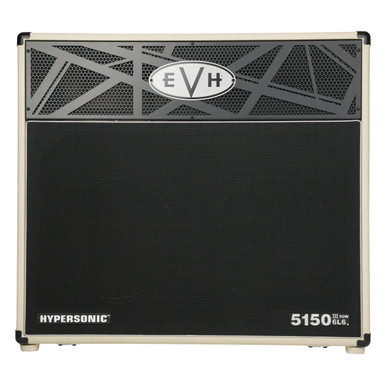 EVH 5150III Hypersonic 6L6 50W 2x12” Modelling Guitar Amp Combo in Ivory