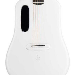 Lava Music ME 4 Carbon 36" Electro Acoustic Smart Guitar in White with Airflow Bag