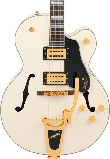 Gretsch Limited Edition G2420TG Streamliner Hollow Body Electric Guitar with Bigsby in Vintage White