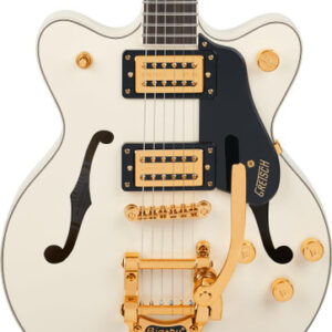 Gretsch Limited Edition G2655TG Streamliner Centre Block Jr Double-Cut Electric Guitar with Bigsby in Vintage White