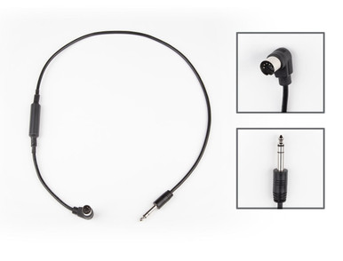 Strymon MIDI-EXP Cable - Right Angle MIDI Connector & Straight Angle 1/4" TRS Jack Connector