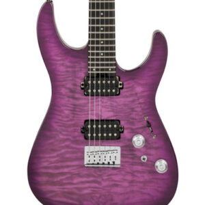 Charvel Pro-Mod Plus DK24 HH HT EB QM Electric Guitar in Violet Radiance