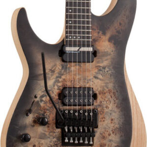 Schecter Reaper-6 FR S Left Handed in Charcoal Burst