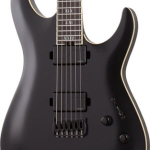 Schecter C-1 SLS Elite Evil Twin in Satin Black