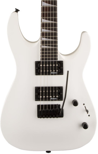 Jackson JS22 Dinky Archtop in Snow White with Amaranth Fretboard - Image 1