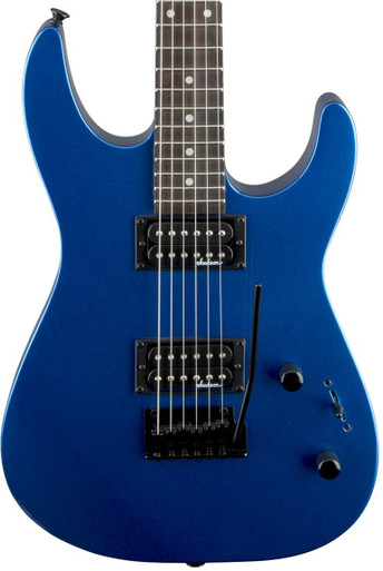 Jackson JS11 Dinky in Metallic Blue with Amaranth Fretboard - Image 1