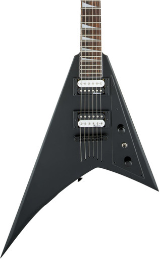 Jackson Guitar JS32T Rhoads in Satin Black with Amaranth Fretboard - Image 1
