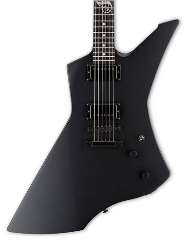 ESP LTD Snakebyte James Hetfield Signature Guitar in Black Satin - Image 1